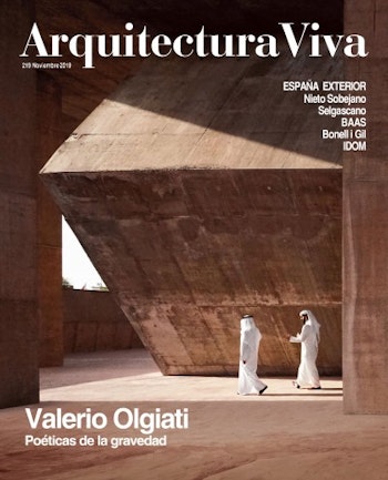 Arquitectura Viva 219 | Valerio Olgiati. Poetics of Gravity at ARKITOK
