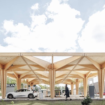 ULTRA-FAST CHARGING STATIONS FOR ELECTRIC CARS in Fredericia, Denmark - by COBE at ARKITOK