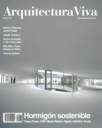 Arquitectura Viva 128 | Sustainable Concrete. Claus / Kaan, KSP, Mars / Mars, Olgiati, SANAA, Souto at ARKITOK