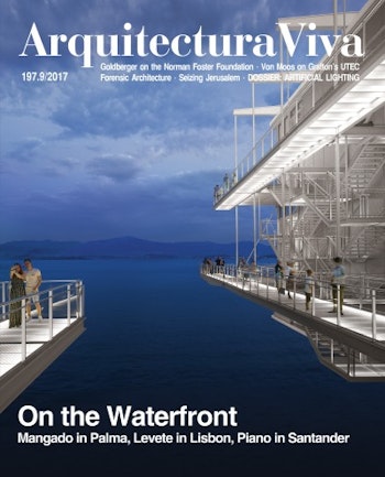 Arquitectura Viva 197 | On the Waterfront. Mangado in Palma, Levete in Lisbon, Piano in Santander at ARKITOK