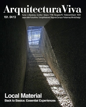 Arquitectura Viva 151 | Local Material. Back to Basics: Essential Experiences at ARKITOK
