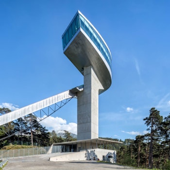 BERGISEL SKI JUMP in Innsbruck, Austria - by Zaha Hadid Architects at ARKITOK