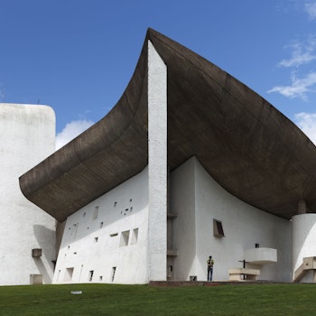 CHAPELLE NOTRE DAME-DU-HAUT in Ronchamp, France - by Le Corbusier at ARKITOK