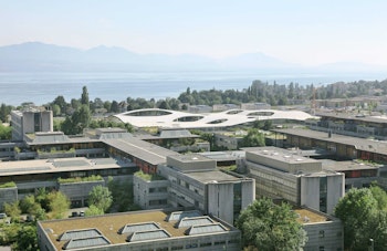 ROLEX LEARNING CENTRE in Lausanne, Switzerland - by Kazuyo Sejima + Ryue Nishizawa / SANAA at ARKITOK