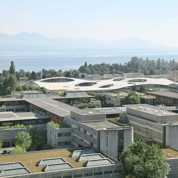 ROLEX LEARNING CENTRE in Lausanne, Switzerland - by Kazuyo Sejima + Ryue Nishizawa / SANAA at ARKITOK