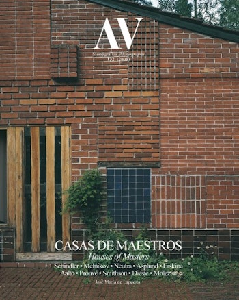 AV Monografías 132 | Houses of Masters. Schindler · Melnikov · Neutra · Asplund · Erskine · Aalto · Prouvé · Smithson · Dieste · Molezún at ARKITOK