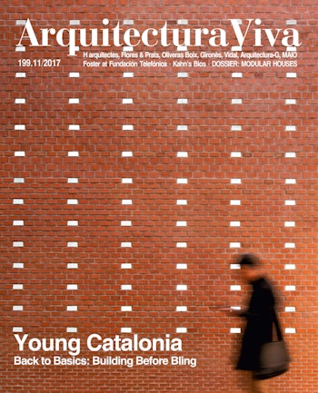 Arquitectura Viva 199 | Young Catalonia. Back to Basics: Building Before Bling at ARKITOK