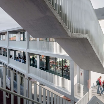 SCHOOL CAMPUS COLLEGE WAREGEM in Waregem, Belgium - by NU architectuuratelier at ARKITOK - Photo #7 