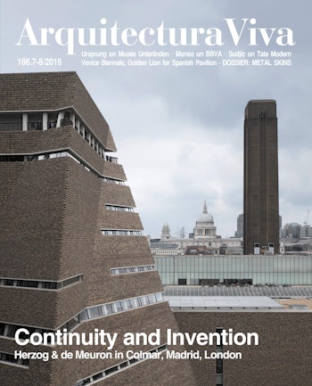 Arquitectura Viva 186 | Continuity and Invention. Herzog & de Meuron in Colmar, Madrid, London at ARKITOK