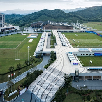 FUYANG YINHU SPORTS CENTER - SHOOTING, ARCHERY AND MODERN PENTATHLON VENUE FOR THE ASIAN GAMES in Hangzhou, China - by UAD at ARKITOK - Photo #6 