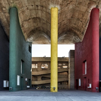 PALACE OF JUSTICE in Chandigarh, India - by Le Corbusier at ARKITOK