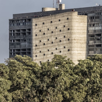 SECRETARIAT BUILDING in Chandigarh, India - by Le Corbusier at ARKITOK