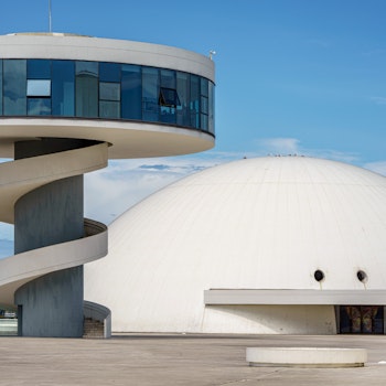 NIEMEYER CENTER in Avilés, Spain - by Oscar Niemeyer at ARKITOK