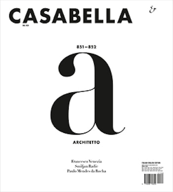 Casabella 851/852 at ARKITOK