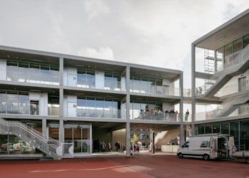 SCHOOL CAMPUS COLLEGE WAREGEM in Waregem, Belgium - by NU architectuuratelier at ARKITOK