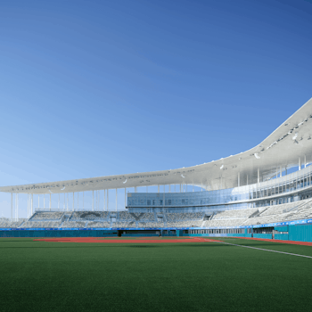 THE HANGZHOU ASIAN GAMES BASEBALL AND SOFTBALL SPORTS CULTURAL CENTER in Hangzhou, China - by UAD at ARKITOK - Photo #9 