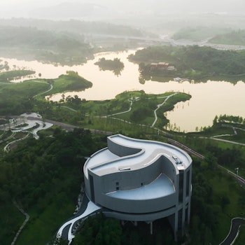 THE PLANNING EXHIBITION CENTER OF LIANGJIANG COLLABORATIVE INNOVATION ZONE in Chongqing, China - by Tanghua Architects at ARKITOK