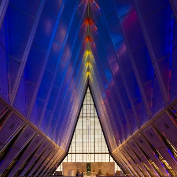 US AIR FORCE ACADEMY CADET CHAPEL in Colorado Springs, United States - by SOM at ARKITOK - Photo #5 