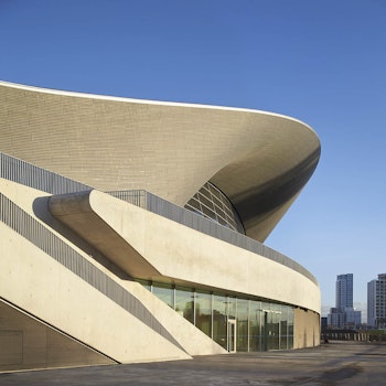 LONDON AQUATICS CENTER in London, United Kingdom - by Zaha Hadid Architects at ARKITOK