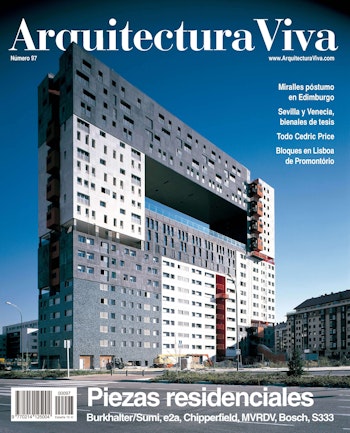 Arquitectura Viva 97 | Residential Pieces. Burkhalter/Sumi, e2a, Chipperfield, MVRDV, Bosch, S333 at ARKITOK